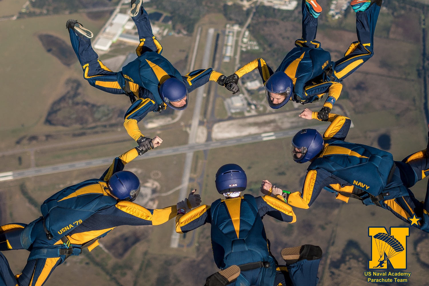 Naval Academy Parachute Team Demo at Easton Airport Day October 12 